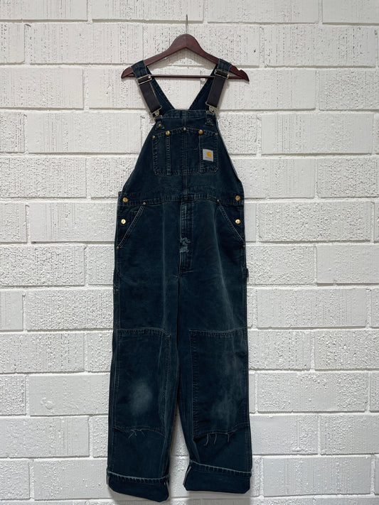 (W40xL30) Vintage CARHARTT Double Knee Overalls / A1319P