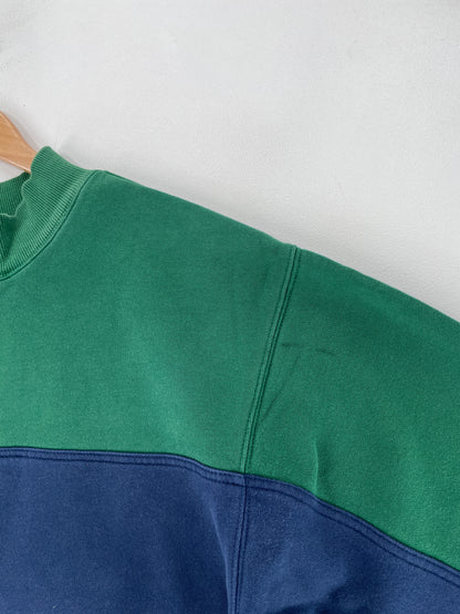 Vintage ADIDAS x NOTRE DAME Size L College Half-zip Sweat-Shirt / F5051S