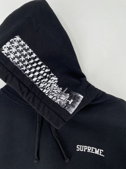 Vintage SUPREME x MC.Escher Size M Hoodie Sweat-shirt / F3322S