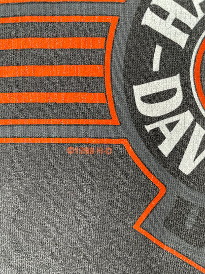 1999 HARLEY DAVIDSON Made in USA Size L Vintage T-shirt / F2866T