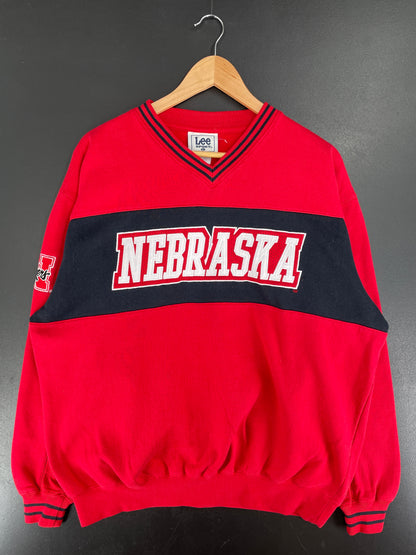 Vintage NEBRASKA HUSKERS Size L College Sweat-shirt / F3743S