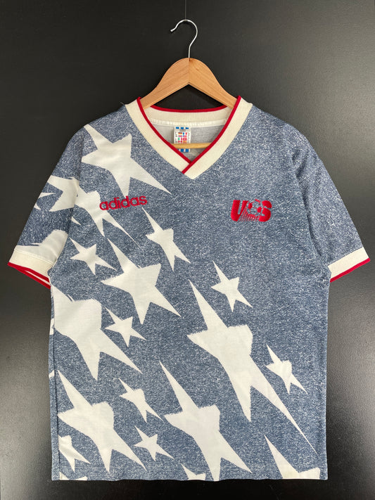 90's ADIDAS x USA WORLD CUP Size M Vintage Jersey T-Shirt / F7804T