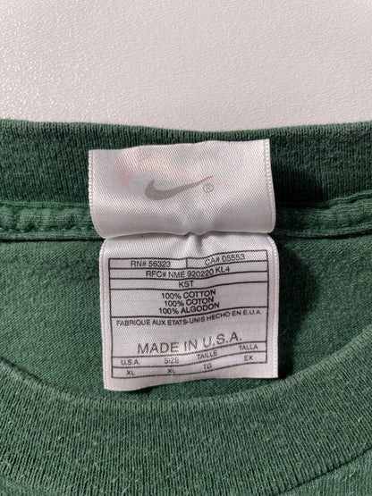 90's NIKE x MIAMI HURRICANE FOOTBALL Made in USA Size XL Vintage College T-shirt / F2771T