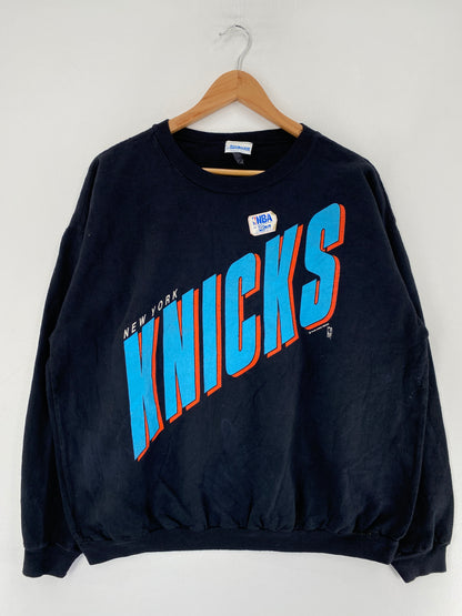 90's DEADSTOCK SALEM x NEW YORK KNICKS Size XL Vintage NBA Cotton-Shirt / F4431S