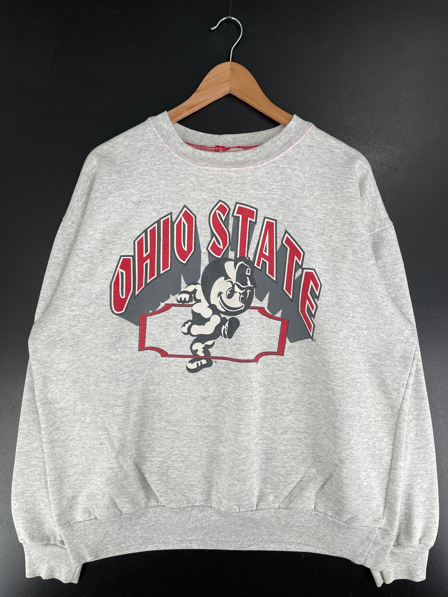 90's OHIO STATE Made in USA Size XL Vintage College Sweat-Shirt / F4847S