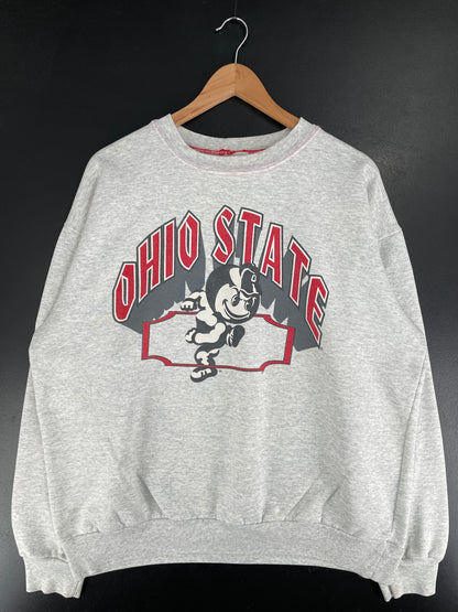 90's OHIO STATE Made in USA Size XL Vintage College Sweat-Shirt / F4847S