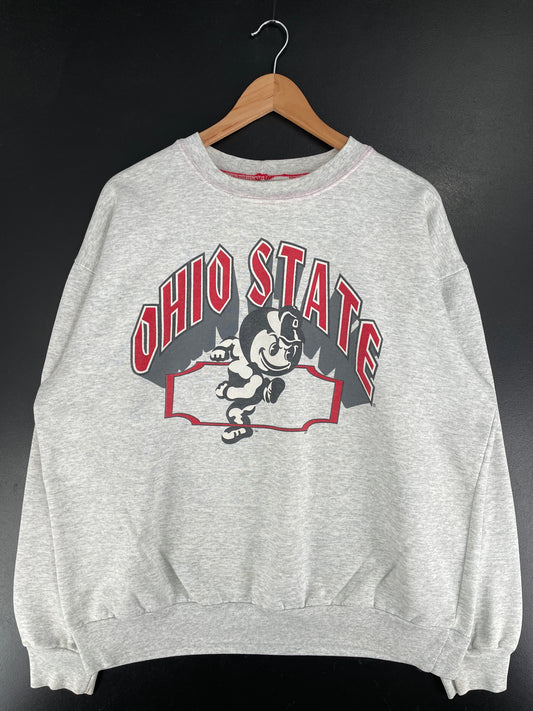 90's OHIO STATE Made in USA Size XL Vintage College Sweat-Shirt / F4847S