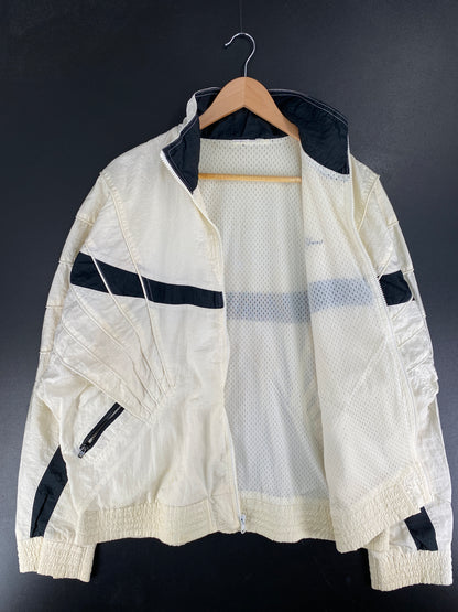 Vintage NIKE JORDAN Size No Tag Approx.XL Zip-up Nylon Jacket/ F3484N