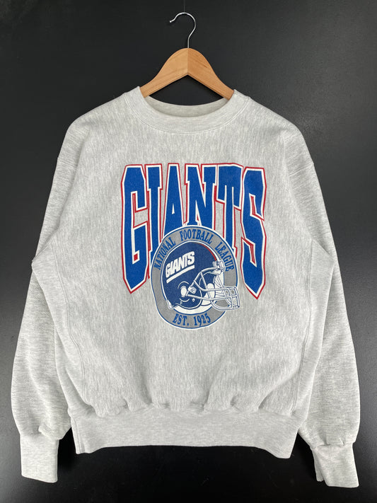 90's NEW YORK GIANTS Made in USA Size XL Vintage NFL Sweat-shirt / F3586S