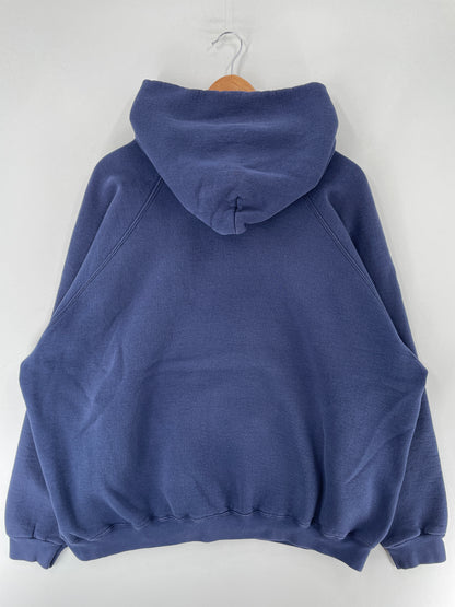 90's ADIDAS Made in USA Size XXL Vintage Hoodie Sweat-Shirt / F2858S