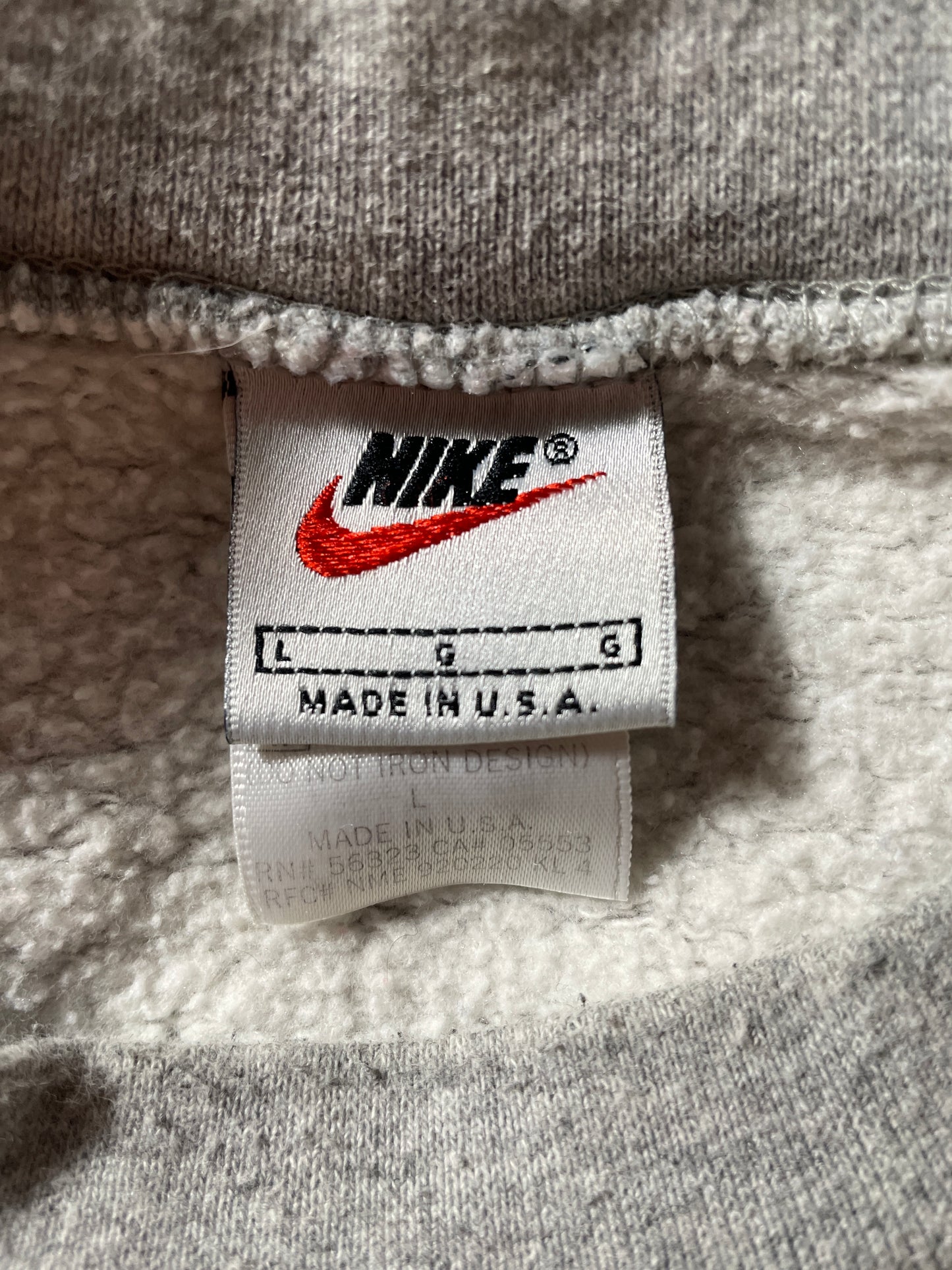 90's NIKE x TENNESSEE Made in USA Size L Vintage College Sweat-Shirt / F4650S