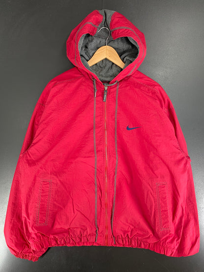 90's NIKE Size XL Vintage Nylon padded Zip-Up Jacket / F6421N
