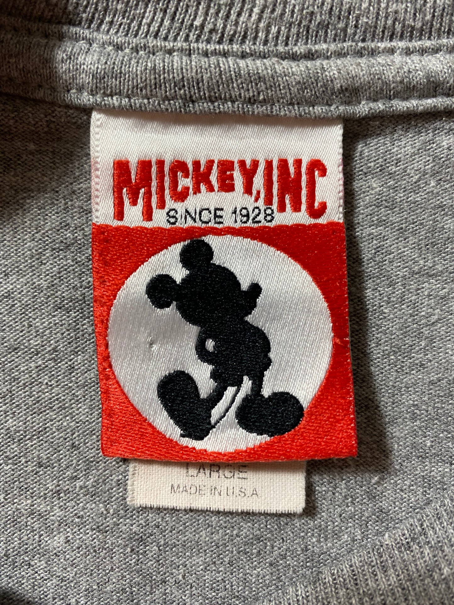 90’s DISNEY MICKEY Made in USA Size L Vintage T-Shirt / F1257T