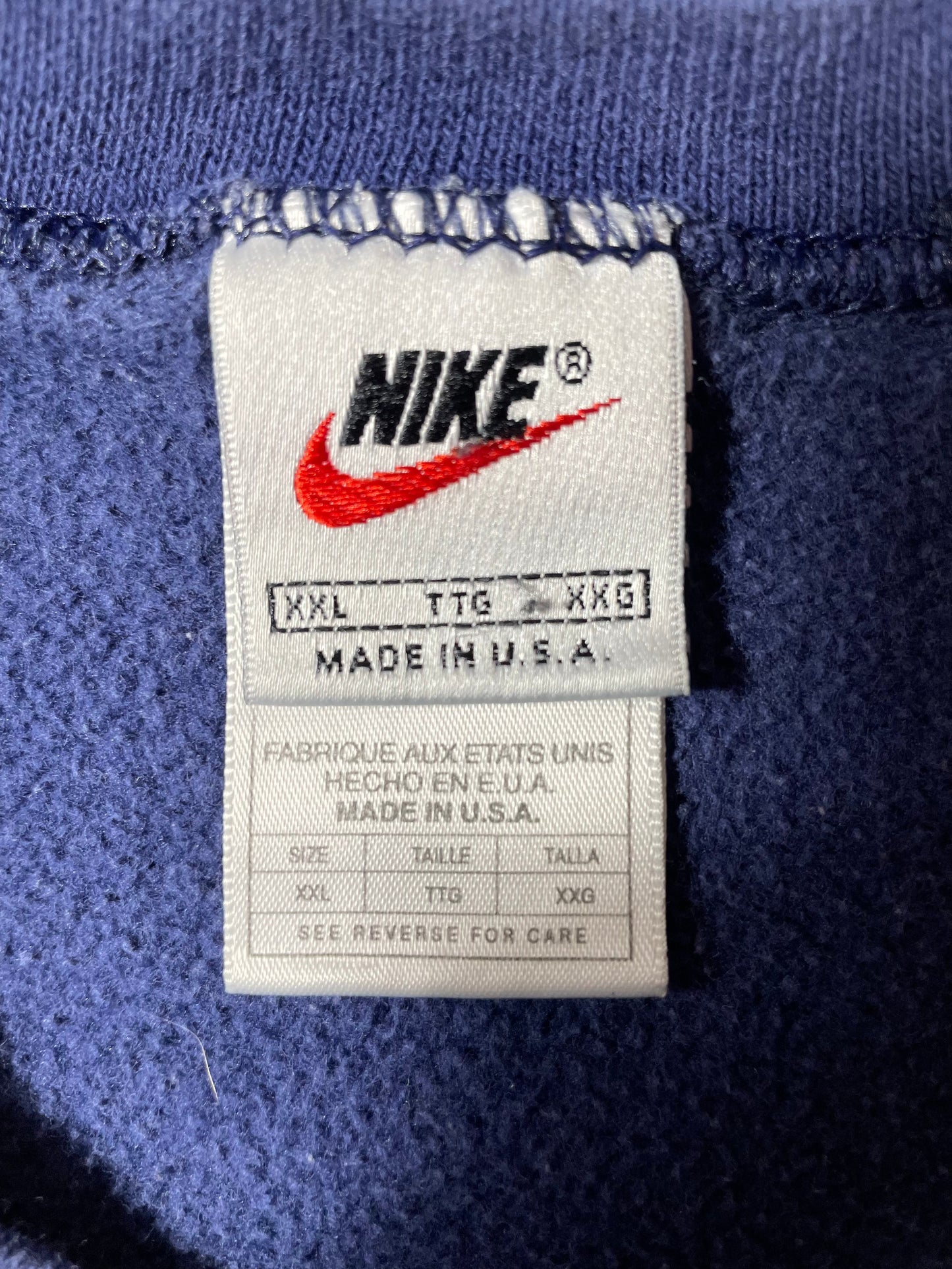 90’s NIKE MINI SWOOSH Made in USA Size XXL Sweat-Shirt / G4537S