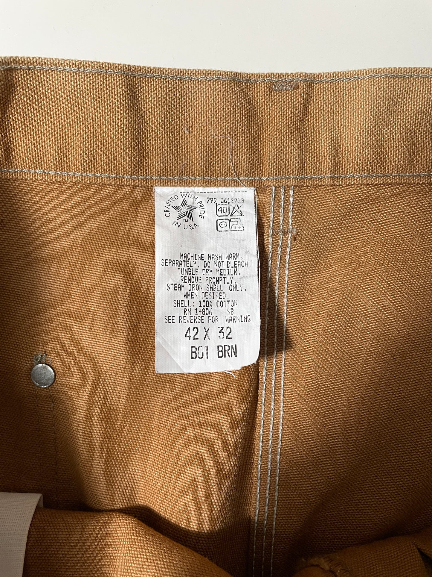 (W40xL31) Vintage CARHARTT Double Knee Pants / A1318P