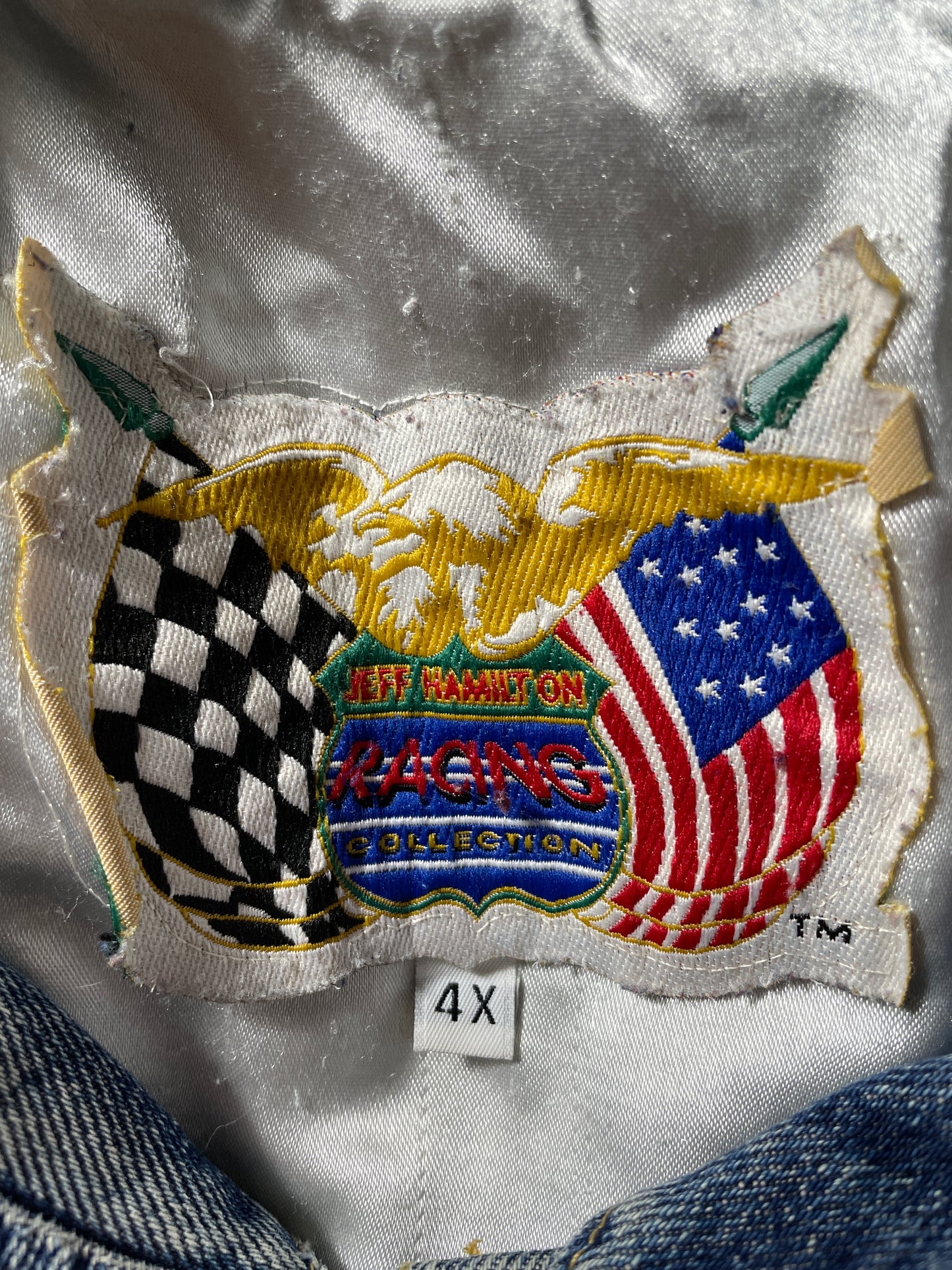 .Vintage MATTEL HOT WHEELS Size XXXXL Racing Jacket / F2652J