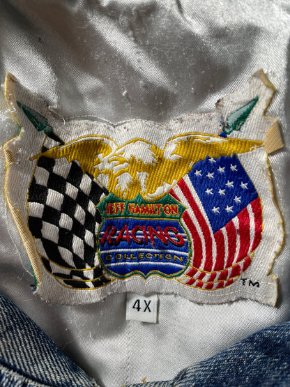 .Vintage MATTEL HOT WHEELS Size XXXXL Racing Jacket / F2652J