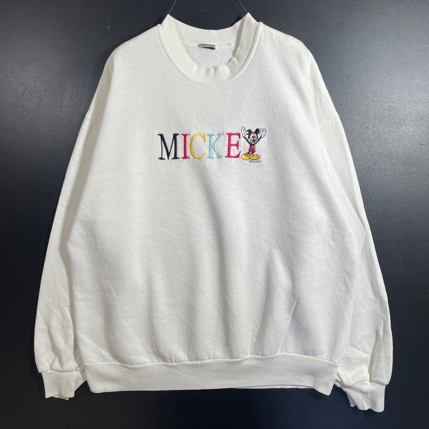 (Approx.L) 90’s DISNEY MICKEY MOUSE Sweatshirt / A1352S
