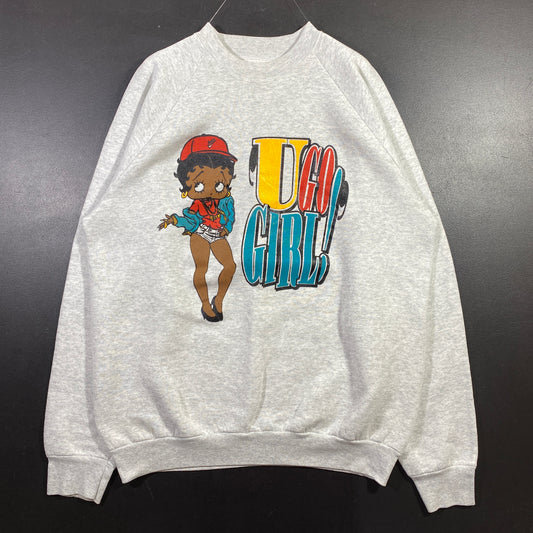 (XXL) 90's BETTY BOOP U GO GIRL! Vintage Sweatshirt/ A0784S