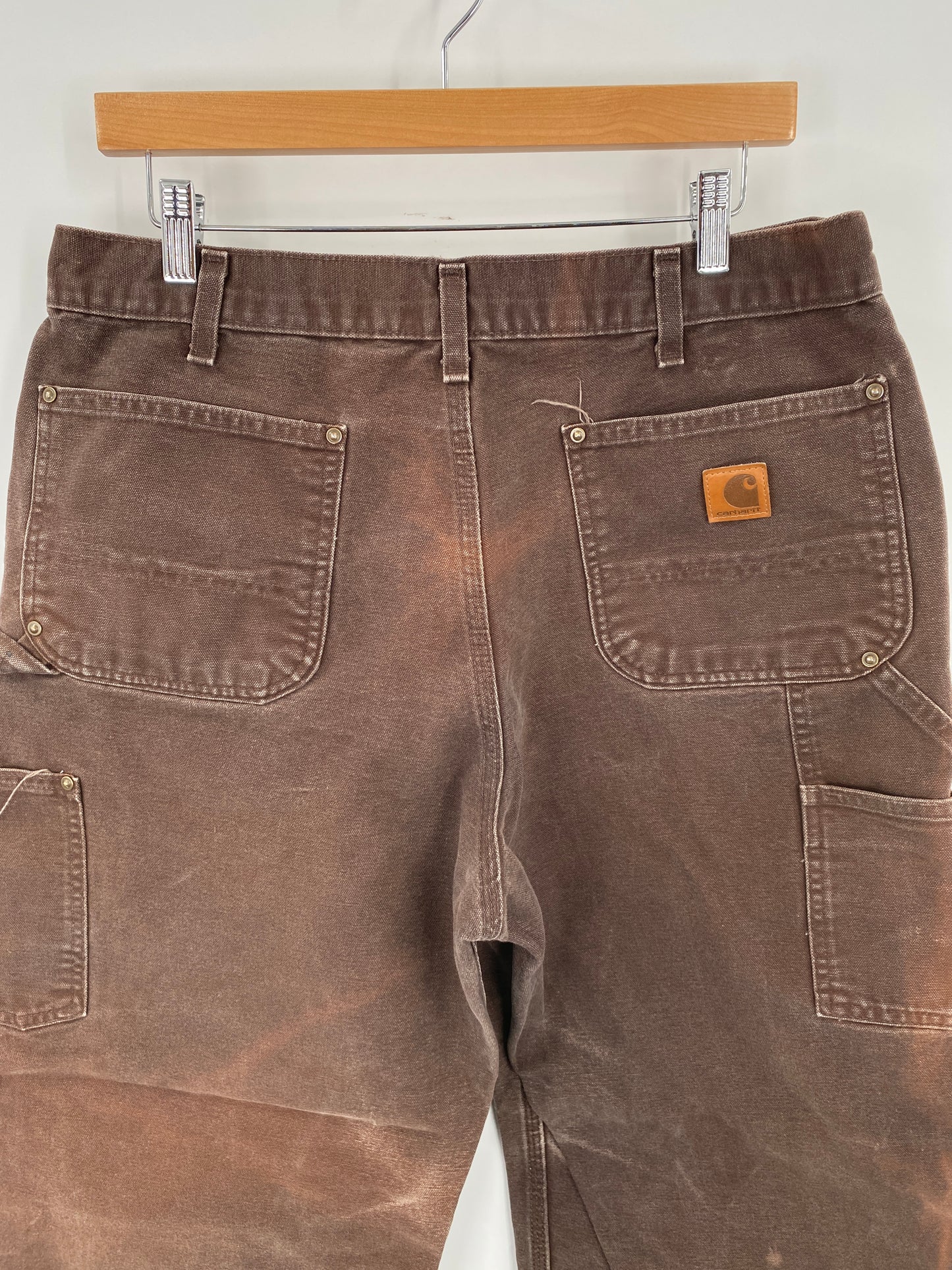 Vintage CARHARTT Double Knee Size W34xL27 Duck Pant / F5655P