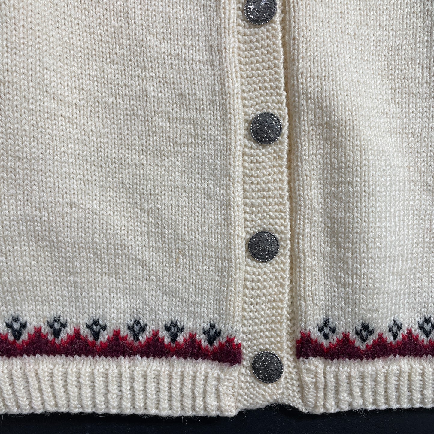 (Approx.Ladies.M) Vintage Nordic Wool Knit Sweater / A1254K
