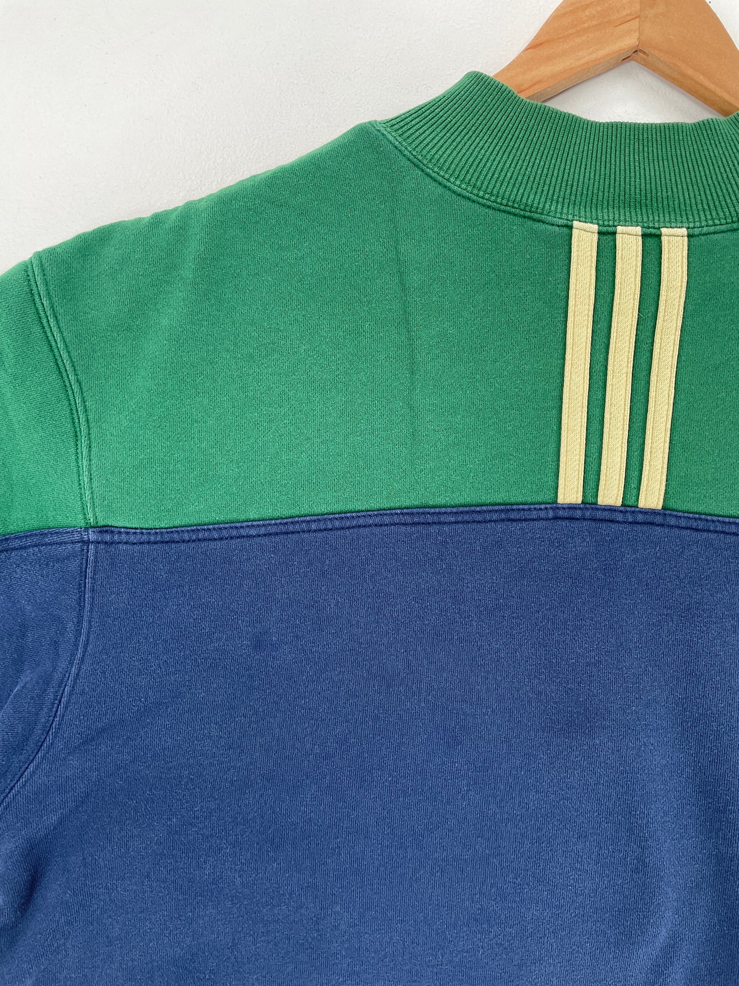 Vintage ADIDAS x NOTRE DAME Size L College Half-zip Sweat-Shirt / F5051S