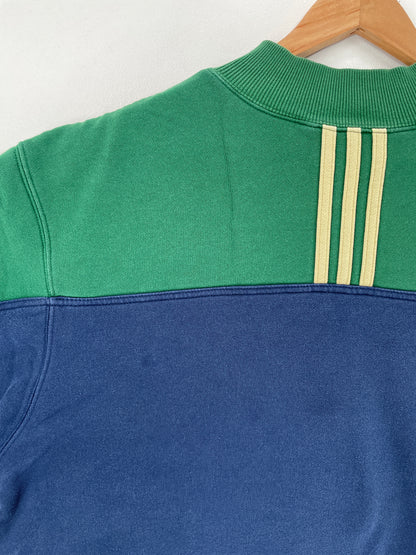 Vintage ADIDAS x NOTRE DAME Size L College Half-zip Sweat-Shirt / F5051S