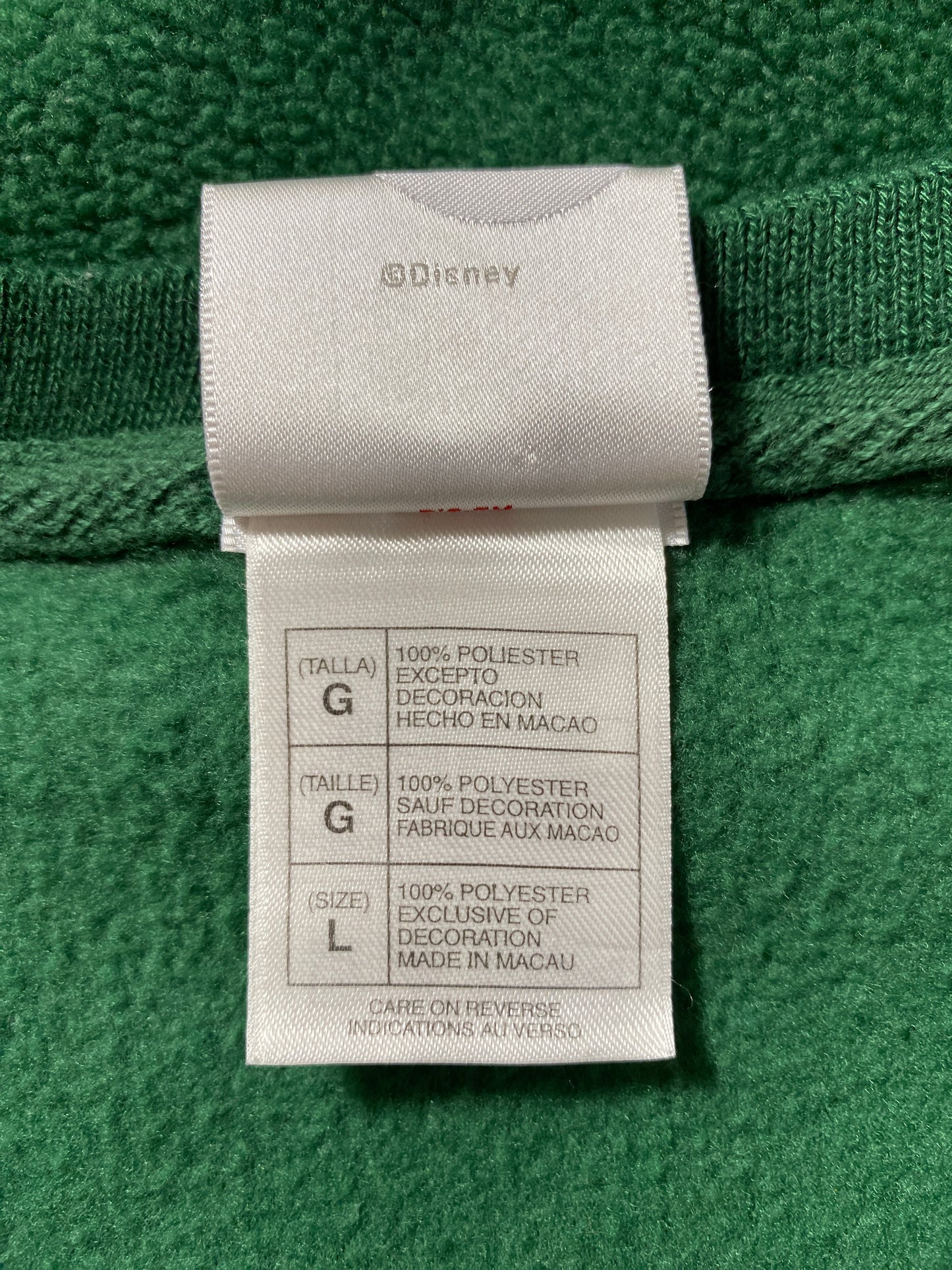Vintage DISNEY GRUMPY Size L Fleece shirt / G4818F