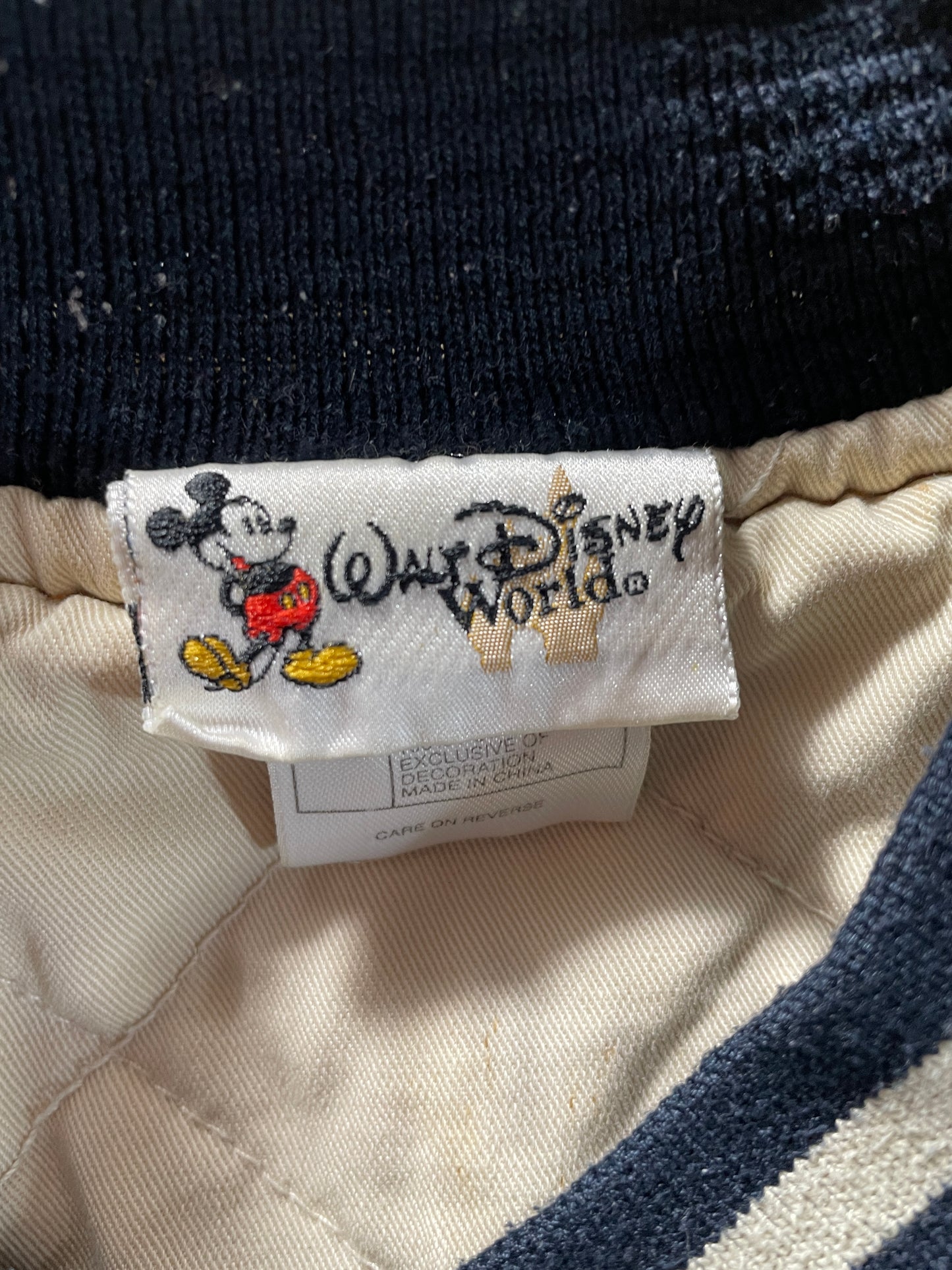 Vintage DISNEY MICKEY Size XL Denim Jacket / F5923J