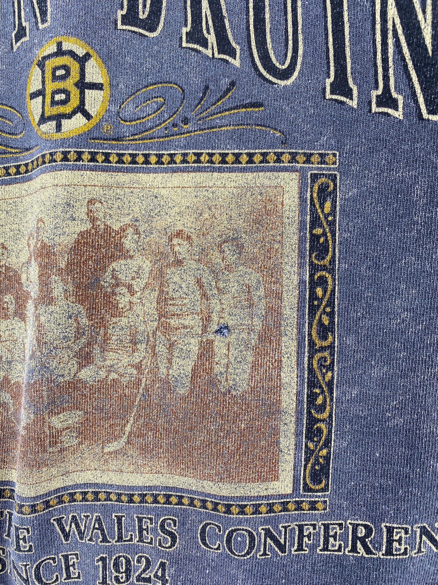 90's BOSTON BRUINS Made in USA Size L Vintage NHL Sweat-shirt / F5663S