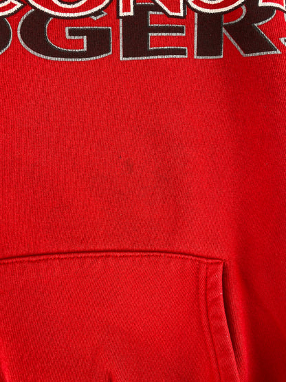 90's WISCONSIN BADGERS Made in USA Size XL Vintage College Hoodie Sweat-shirt / F1530S