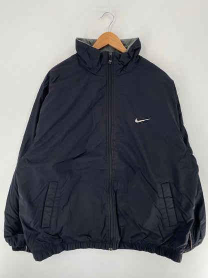 00' NIKE Size M Vintage Nylon Padded Zip-up Jacket / F5708N
