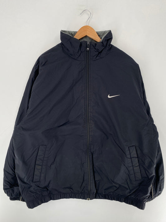 00' NIKE Size M Vintage Nylon Padded Zip-up Jacket / F5708N