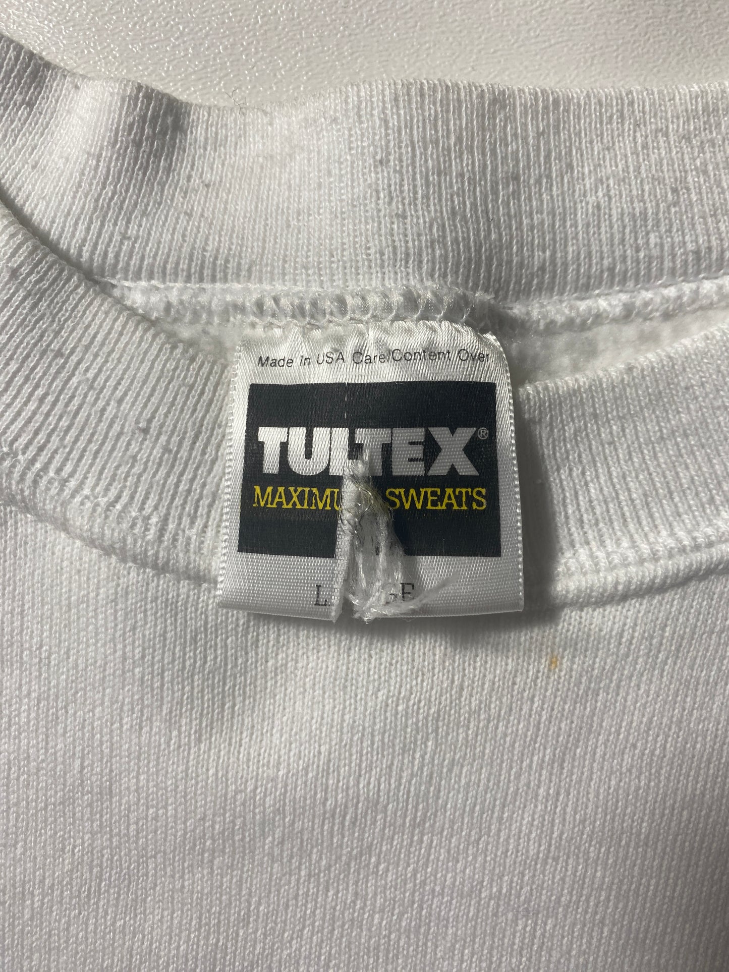 90's TULTEX x NORTH CAROLINA Made in USA Size L Vintage College Sweat-shirt / F6823S