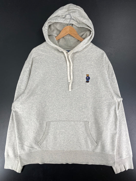 Vintage POLO BEAR RALPH LAUREN Size XXL Hoodie Sweat-shirt / F4109S