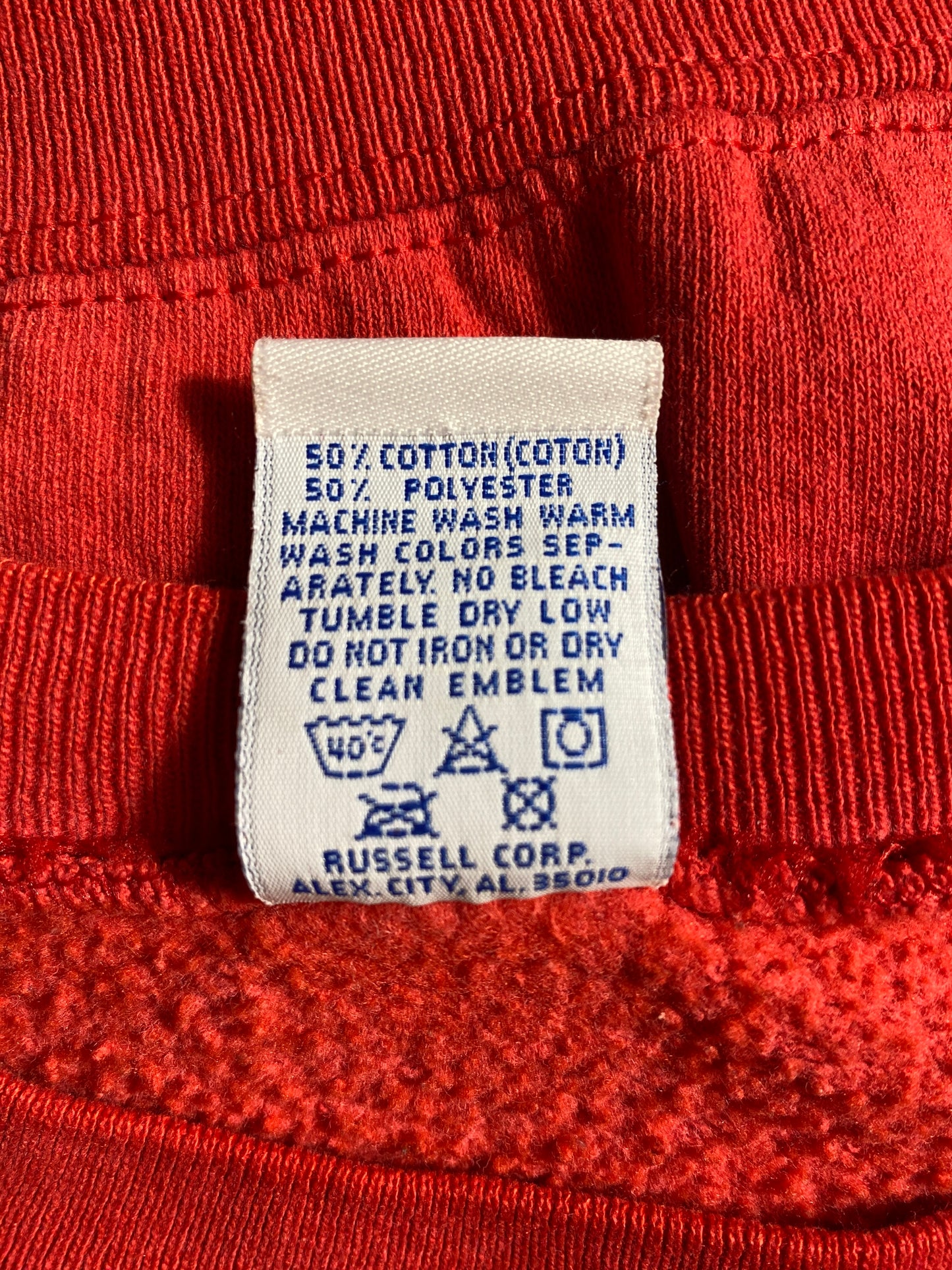 90's RUSSELL x KANSAS CITY CHIEFS Made in USA Size XXL Vintage NFL Sweat-Shirt / F5207S