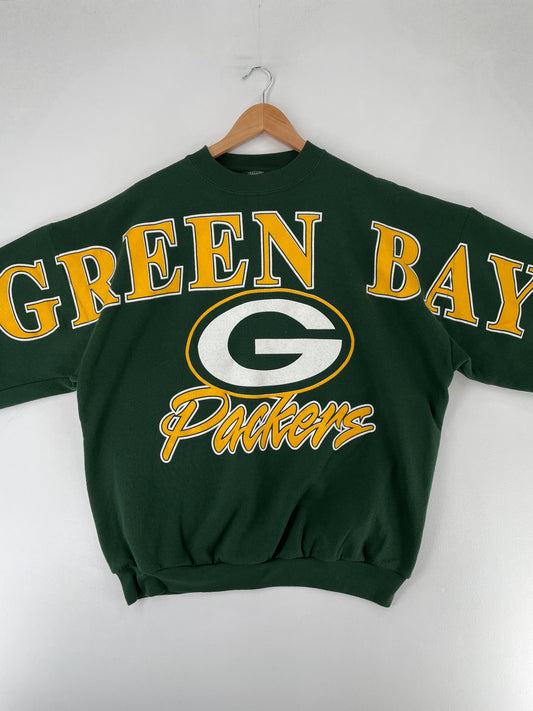 Vintage GREEN BAY PACKERS Size XL NFL Sweat-shirt / F3584S