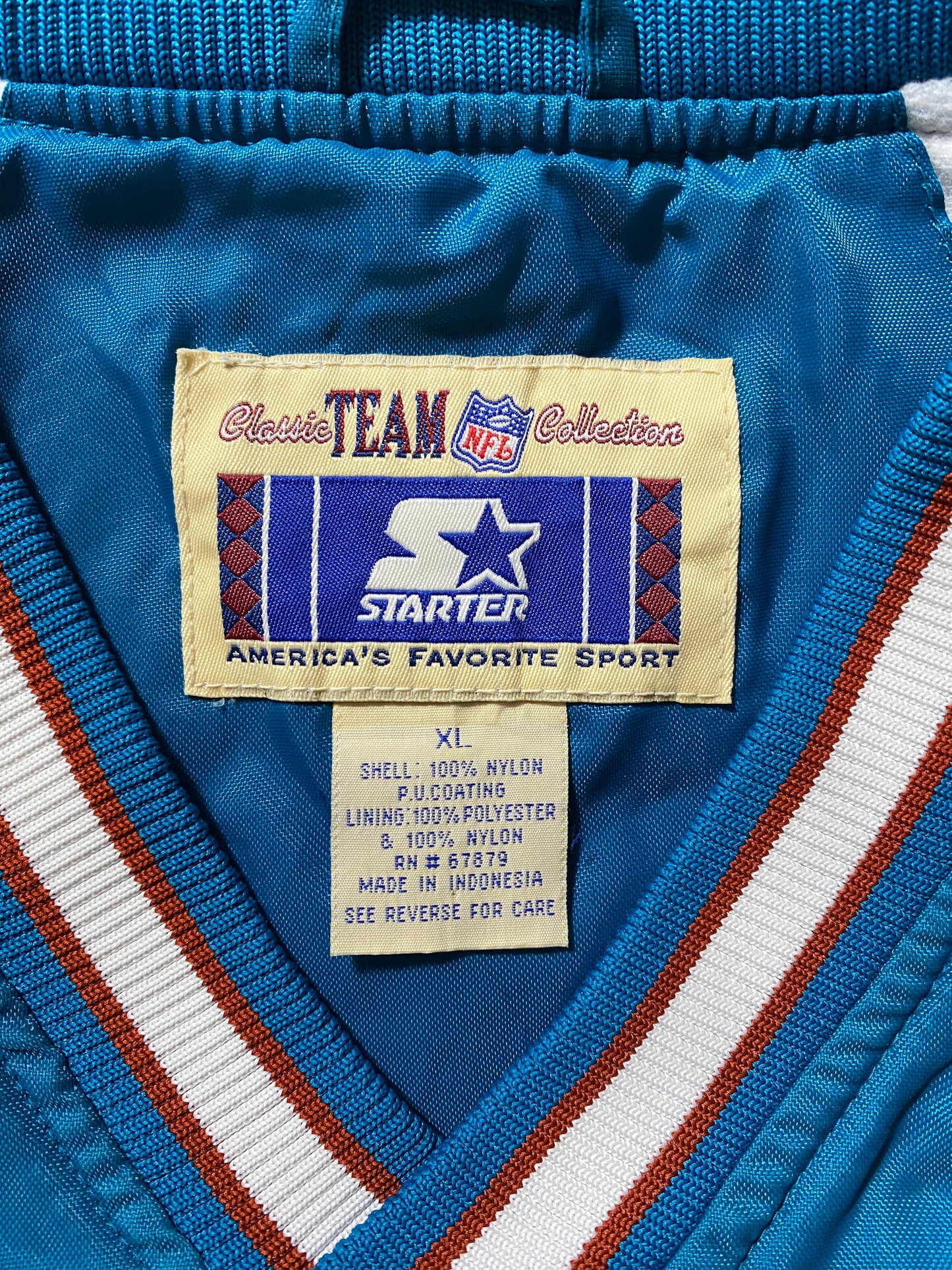 1996 STARTER X SUPER BOWL Size XL Vintage NFL Nylon Jacket / G6277N