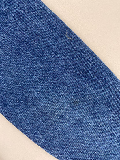 90's DETROIT LIONS Made in USA Size L Vintage NFL Zip-up Denim Jacket / F3865J