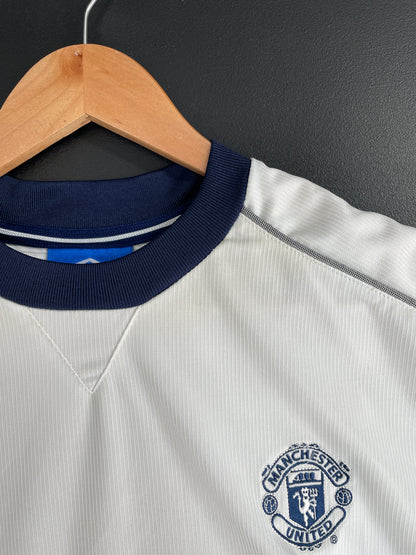 Vintage UMBRO SHARP x MANCHESTER UNITED Size L Jersey T-Shirt / G3274J
