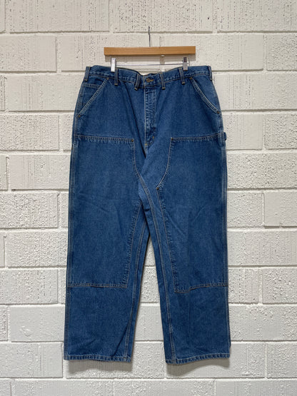 (W42xL31) Vintage CARHARTT Size W42xL31 Double Knee Pants / A1315P
