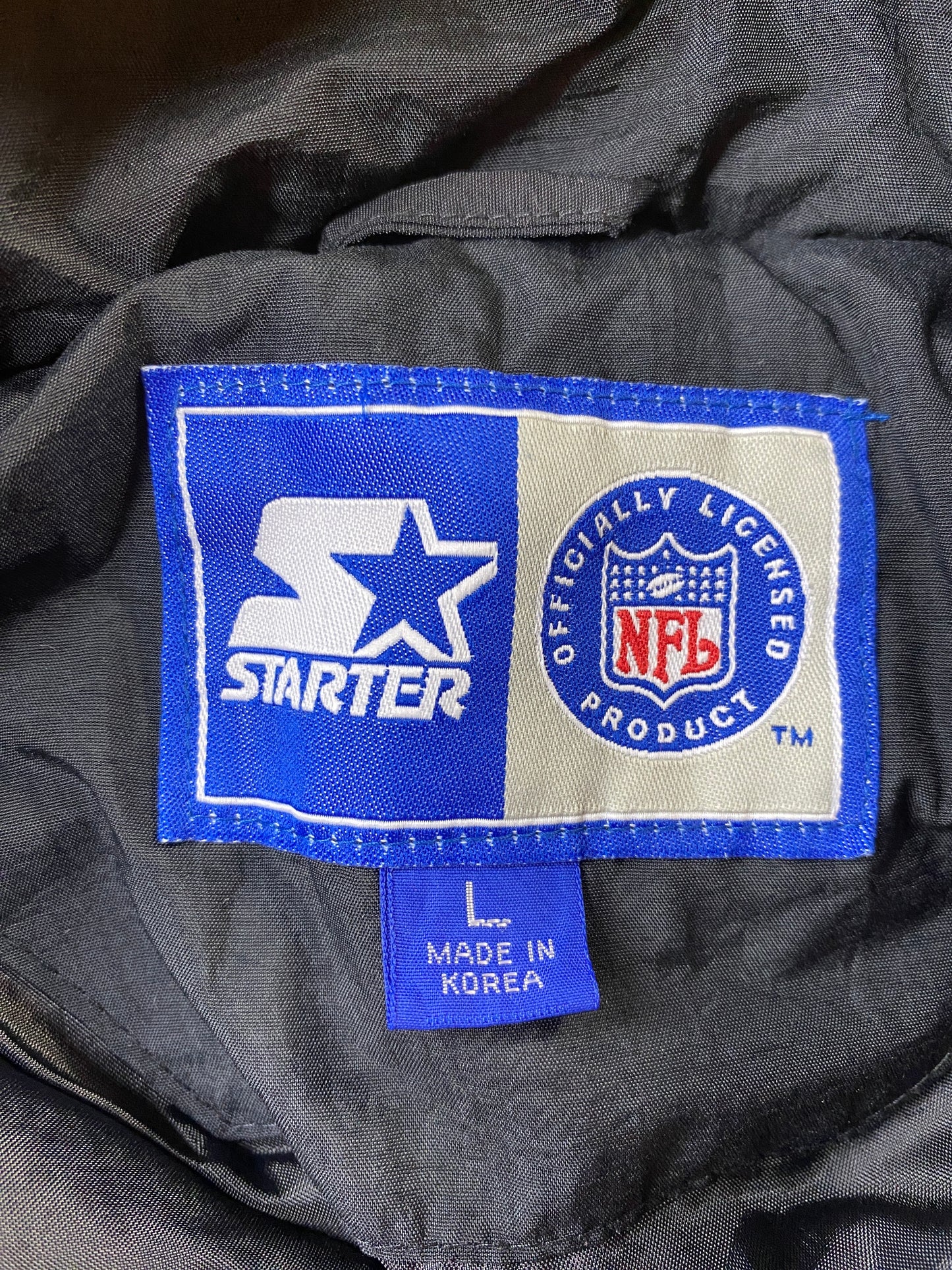90’s STARTER x SAN FRANCISCO 49ERS Size L NFL Padded Nylon Jacket / F3171N