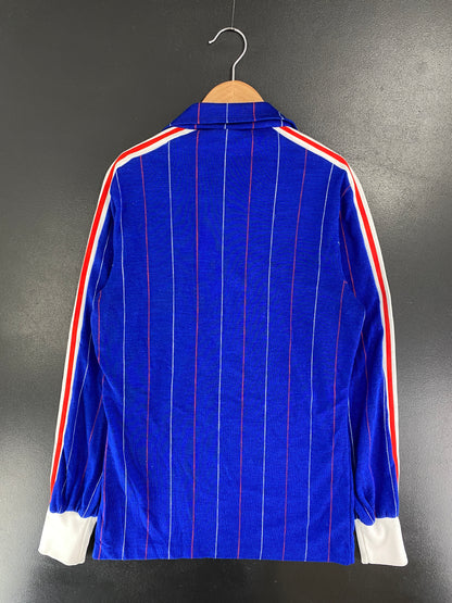 80's ADIDAS FRANCE Size Approx. XS Vintage Soccer Game Shirt / G3808T