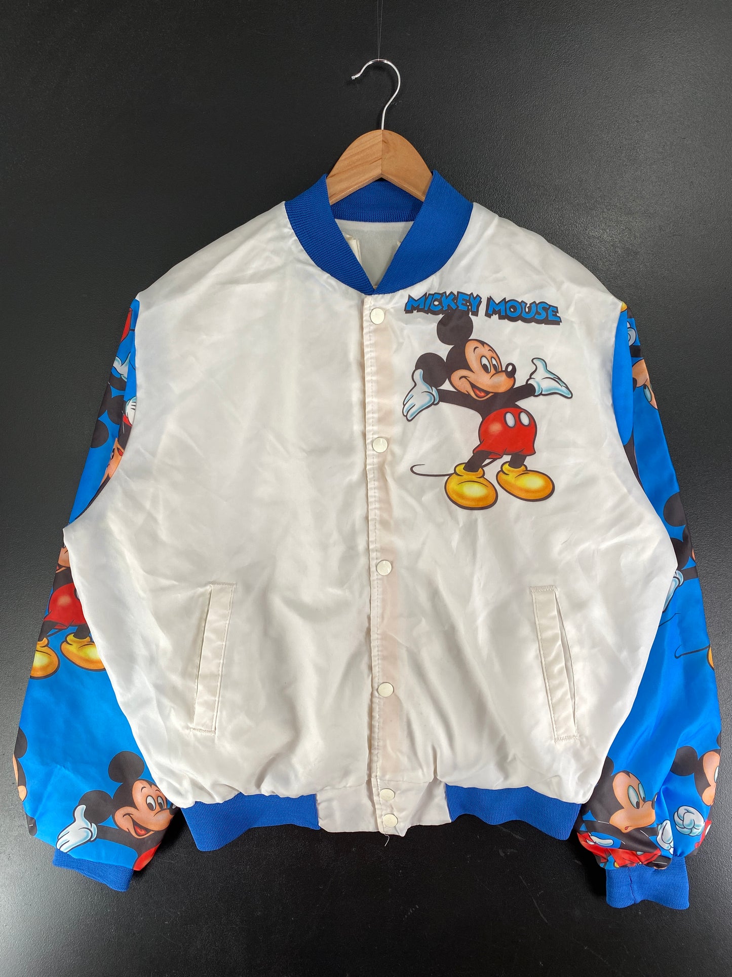 90’s DISNEY MICKEY Size L Nylon Jacket / G3926N