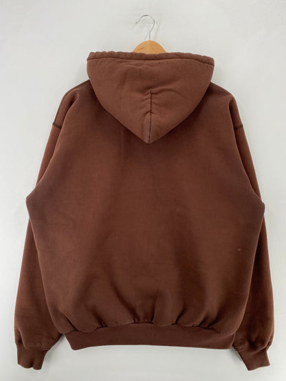 90’s CARHARTT Size L Zip-up Sweat-Shirt / G4584S