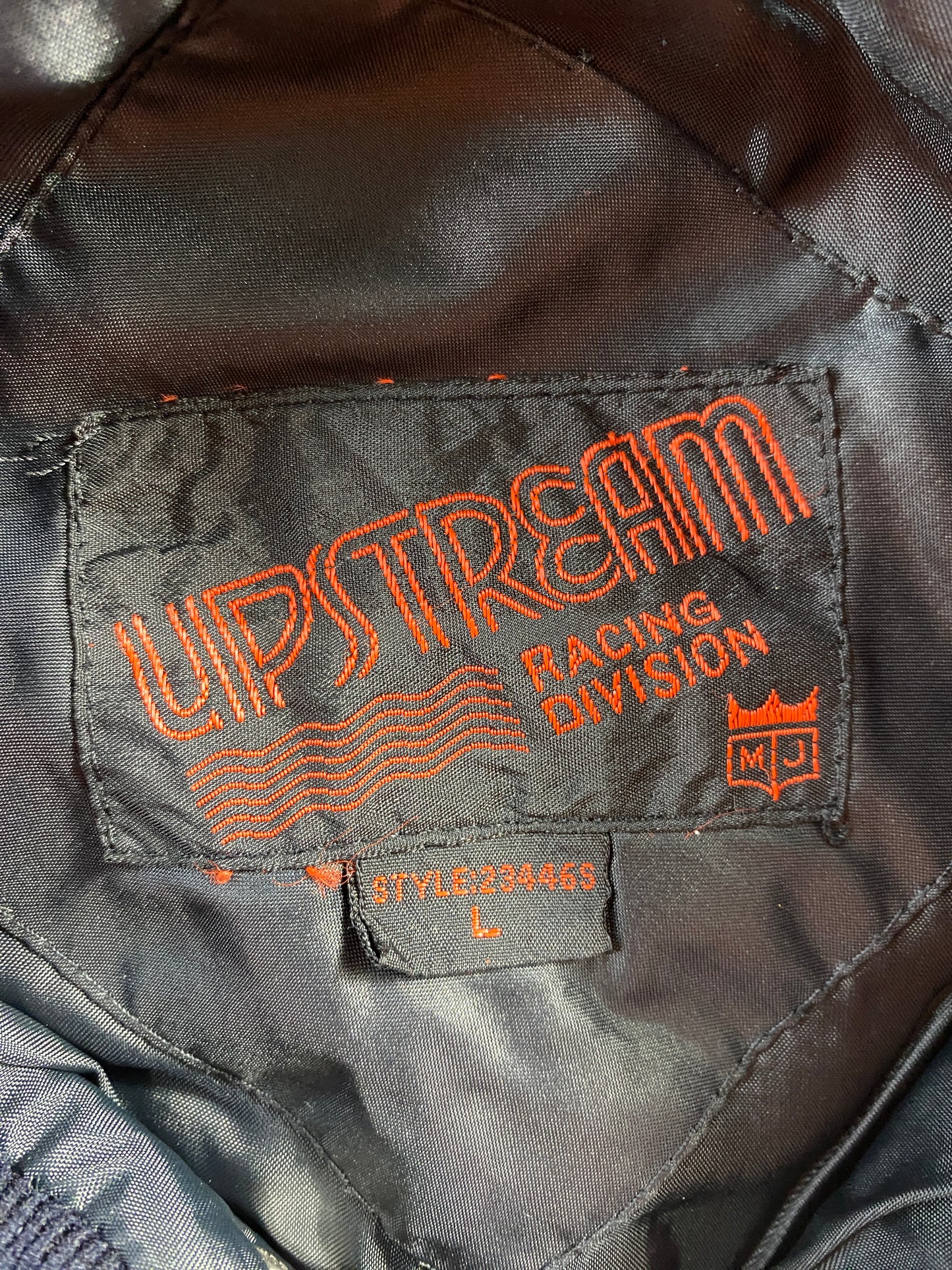 80’s COORS LIGHT SILVER BULLET RACING Size L Padded Nylon Jacket / F6816N