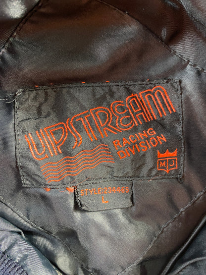 80’s COORS LIGHT SILVER BULLET RACING Size L Padded Nylon Jacket / F6816N