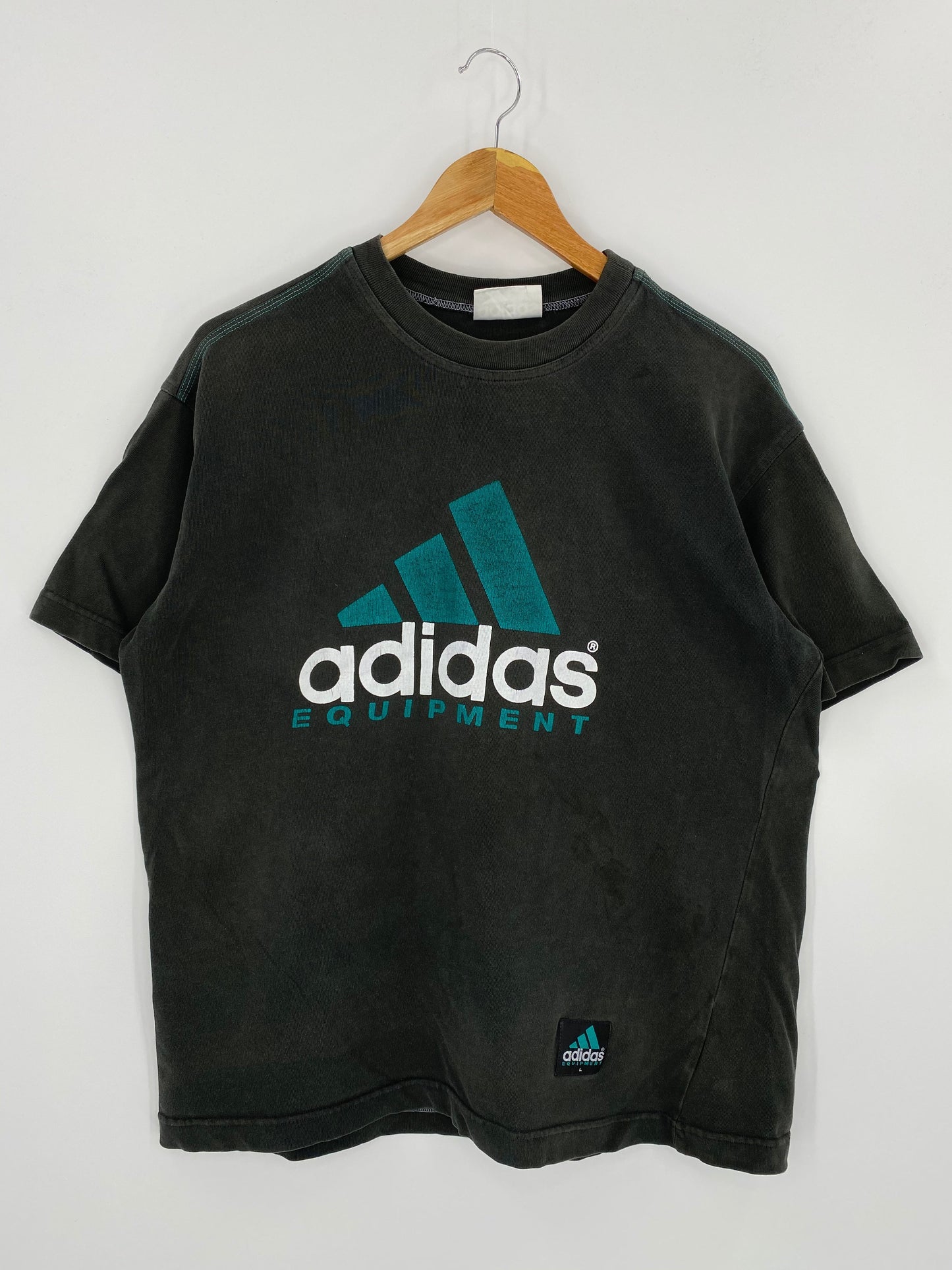 90’s ADIDAS Size L Vintage T-shirt / F173T