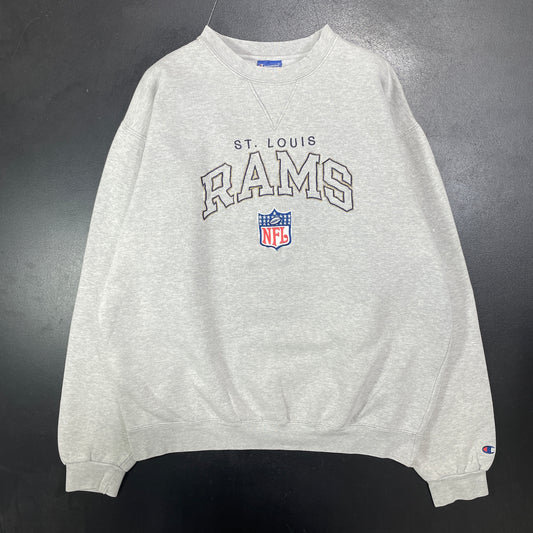 (XL) Vintage ST. LOUIS RAMS NFL Sweatshirt / A1499S
