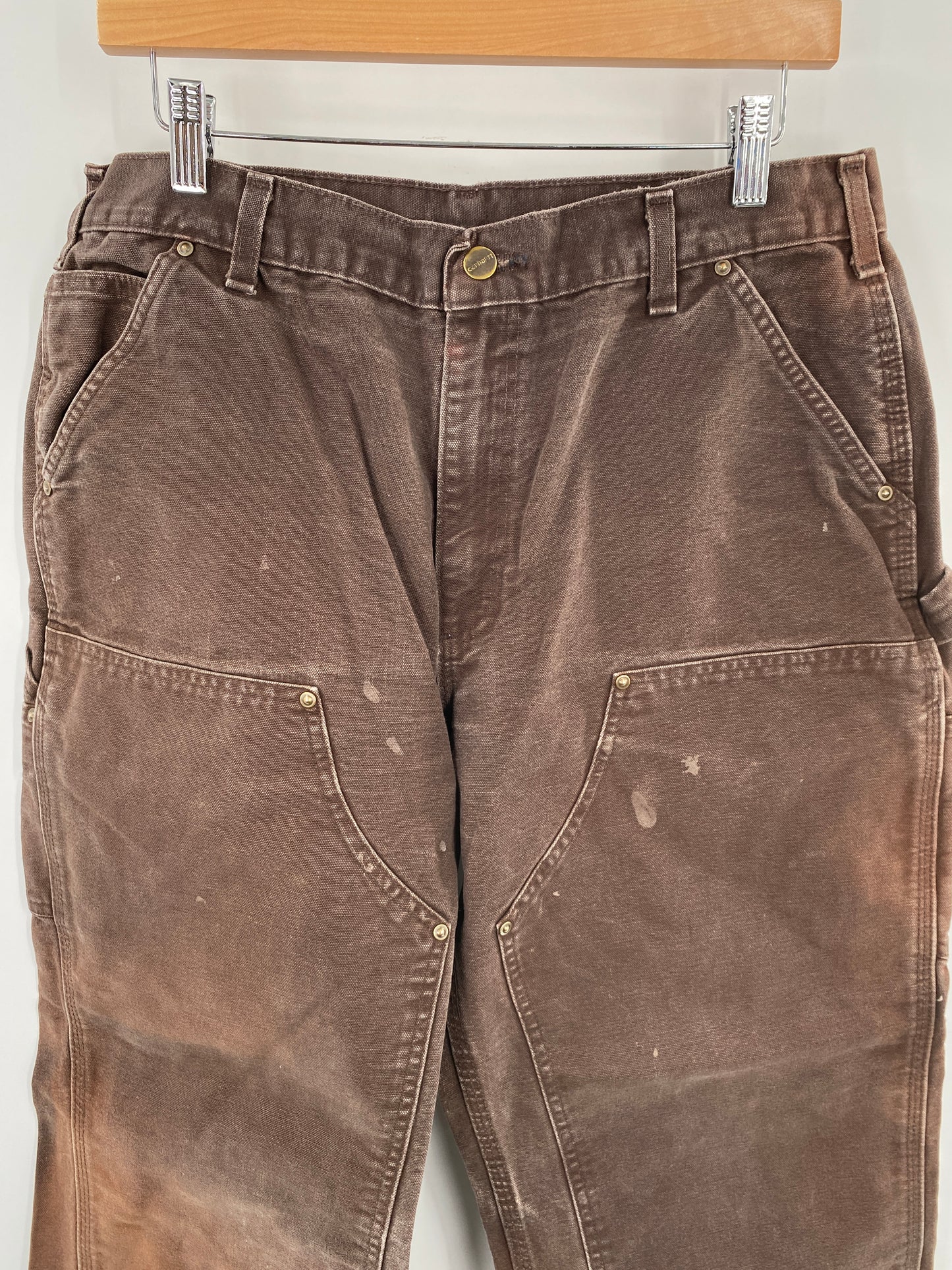 Vintage CARHARTT Double Knee Size W34xL27 Duck Pant / F5655P